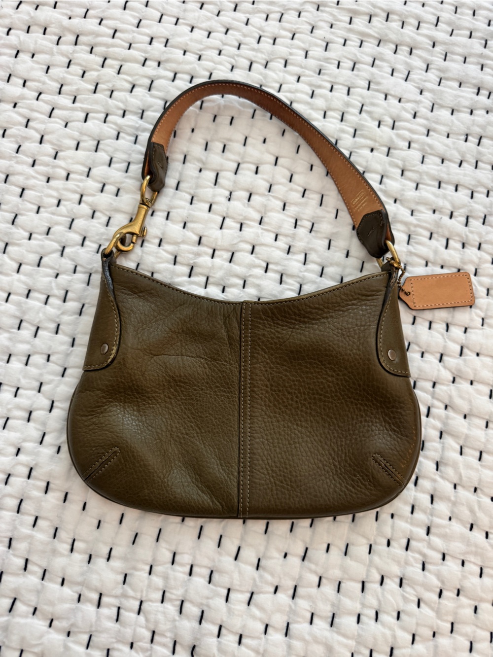 Small Leather Coach Shoulder Bag
